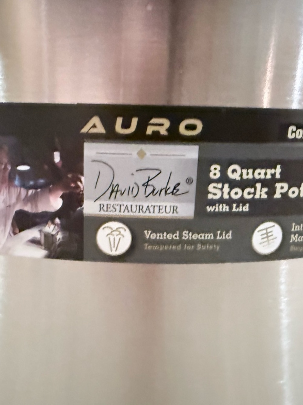 David Burke Auro 8-quart stock Pot - Picture 5 of 7